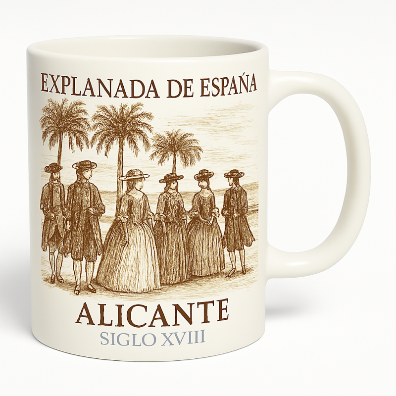 ALICANTE S. XVIII: Explanada de España