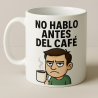 No hablo antes del café