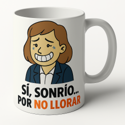 Sonrío por no llorar