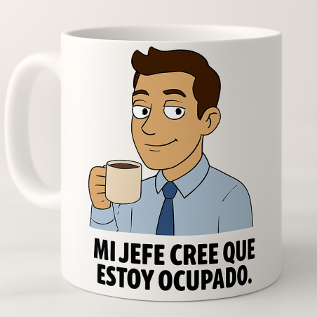 Mi jefe cree que estoy ocupado