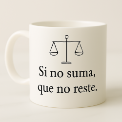 Si no suma, que no reste