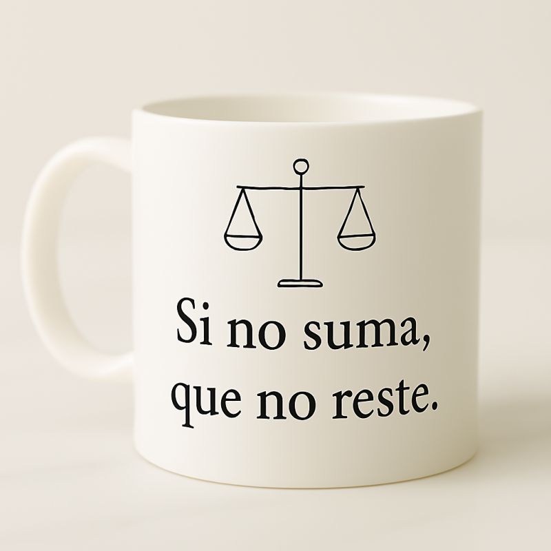 Si no suma, que no reste