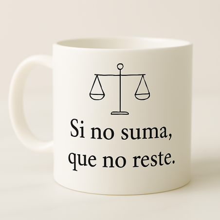 Si no suma, que no reste